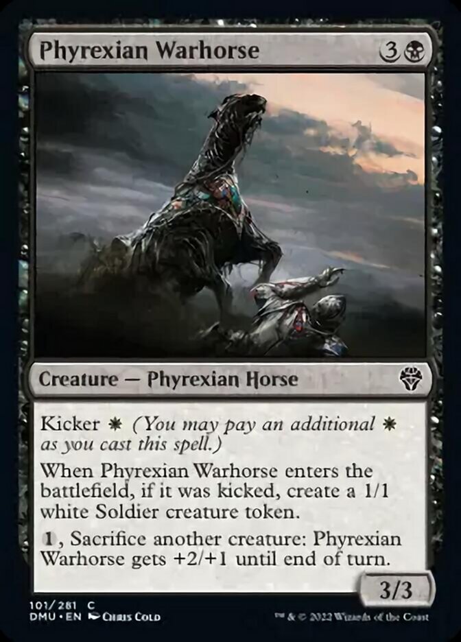 Phyrexian Warhorse [Dominaria United] | Dumpster Cat Games