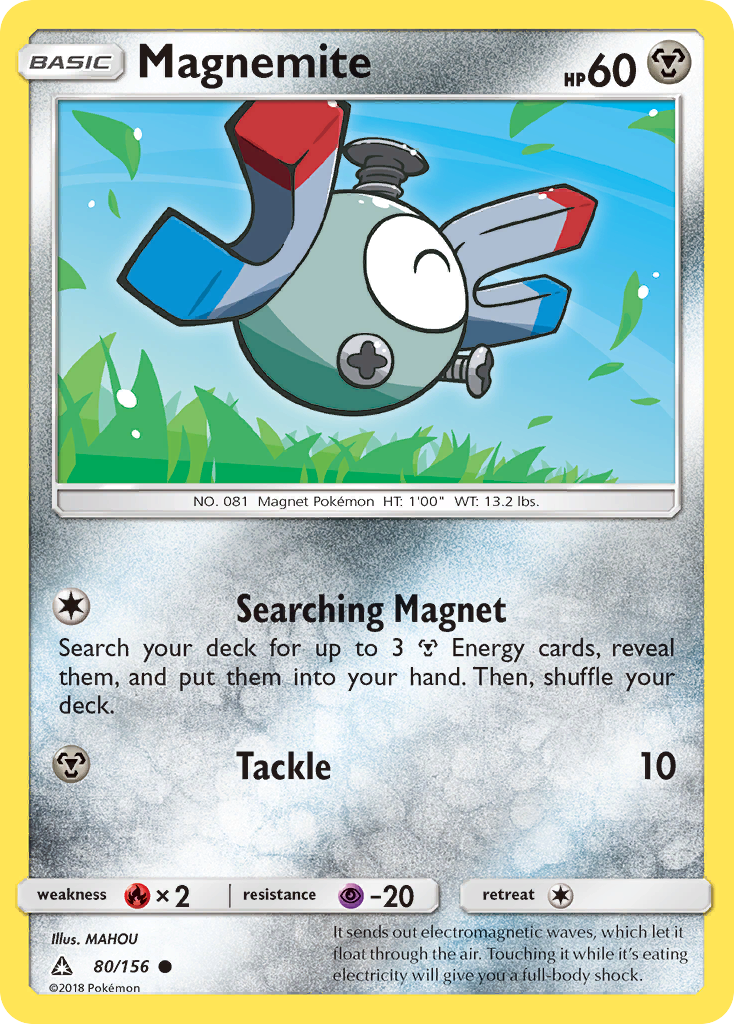 Magnemite (80/156) [Sun & Moon: Ultra Prism] | Dumpster Cat Games