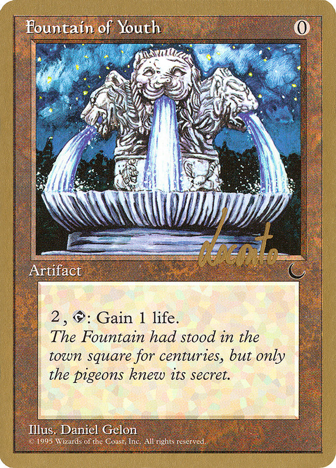 Fountain of Youth (Michael Loconto) [Pro Tour Collector Set] | Dumpster Cat Games