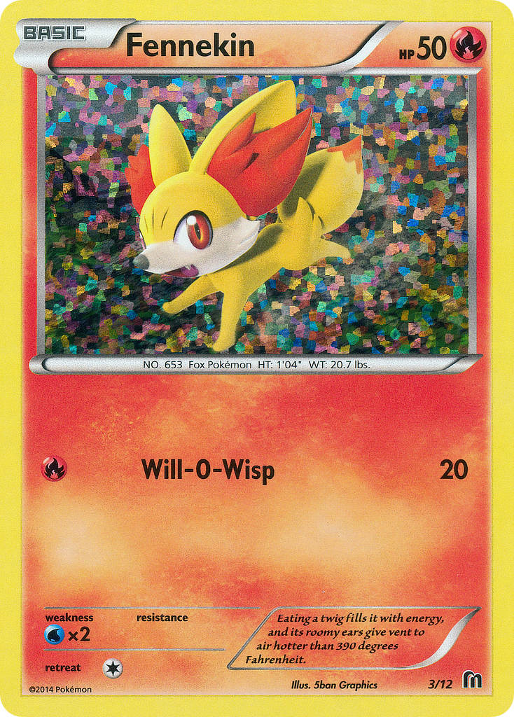 Fennekin (3/12) [McDonald's Promos: 2016 Collection] | Dumpster Cat Games