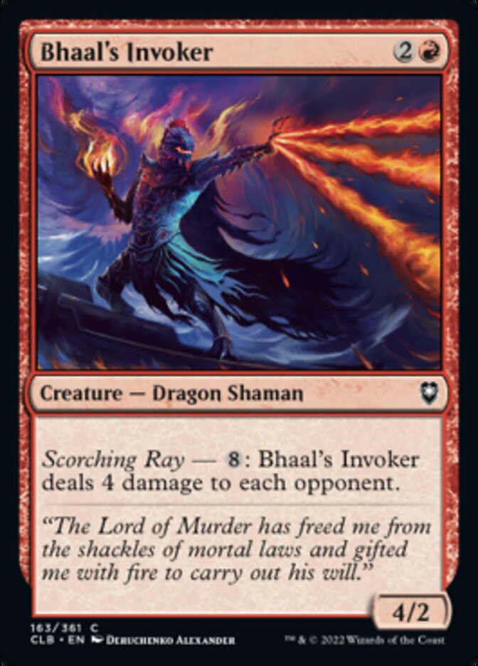 Bhaal's Invoker [Commander Legends: Battle for Baldur's Gate] | Dumpster Cat Games