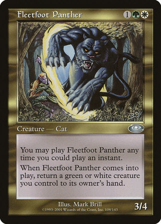 Fleetfoot Panther [Planeshift] | Dumpster Cat Games