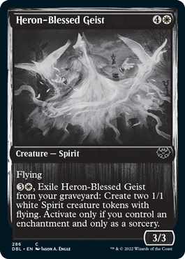 Heron-Blessed Geist [Innistrad: Double Feature] | Dumpster Cat Games