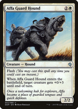 Affa Guard Hound [Duel Decks: Zendikar vs. Eldrazi] | Dumpster Cat Games