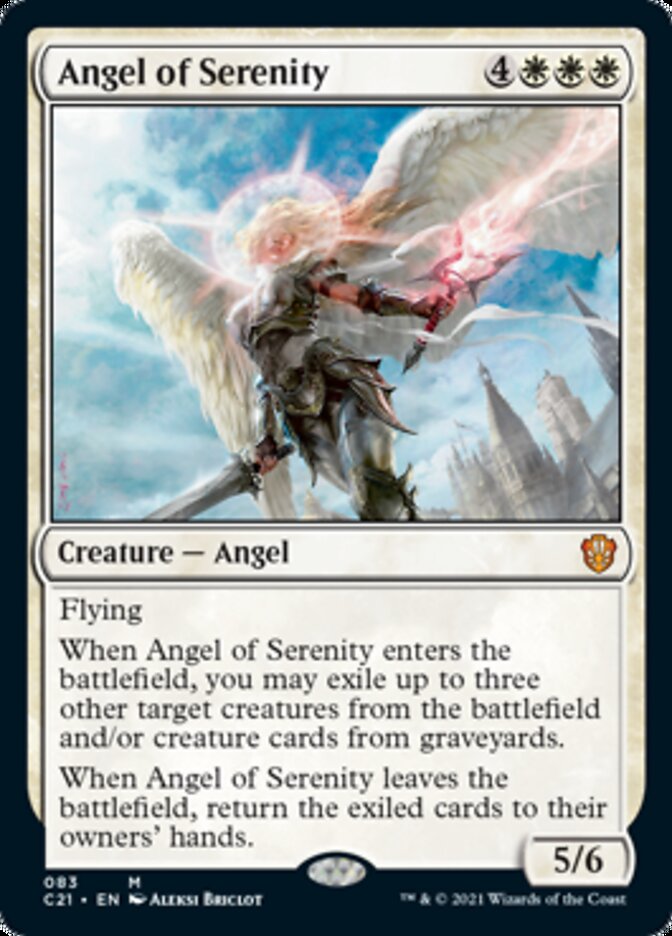 Angel of Serenity [Commander 2021] | Dumpster Cat Games