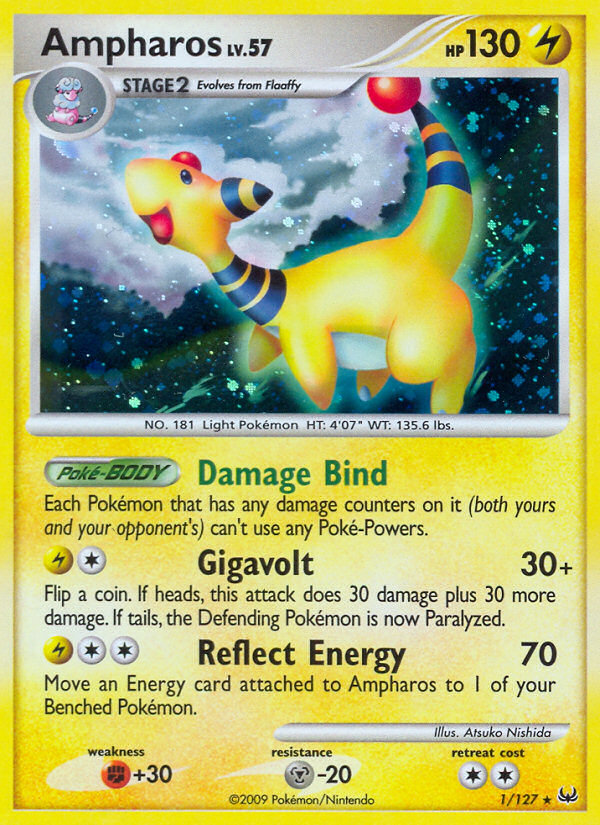 Ampharos (1/127) [Platinum: Base Set] | Dumpster Cat Games