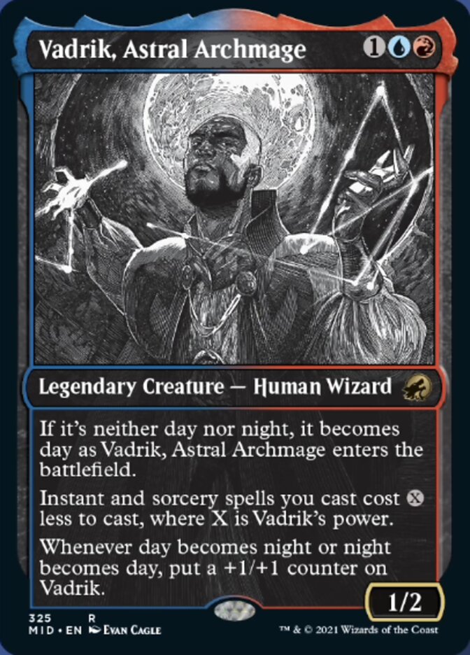 Vadrik, Astral Archmage (Showcase Eternal Night) [Innistrad: Midnight Hunt] | Dumpster Cat Games