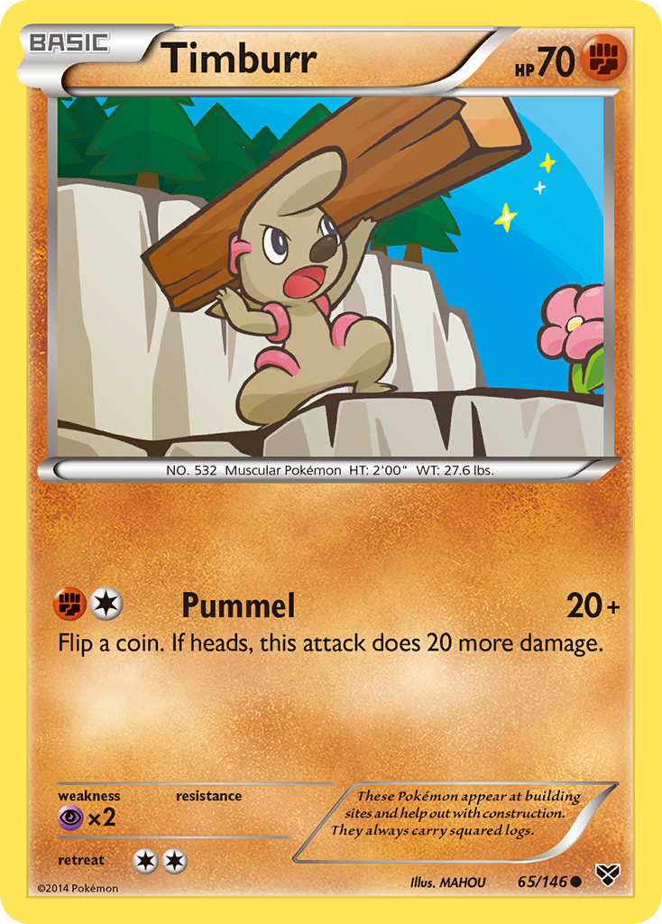 Timburr (65/146) [XY: Base Set] | Dumpster Cat Games