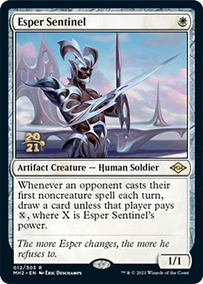 Esper Sentinel [Modern Horizons 2 Prerelease Promos] | Dumpster Cat Games