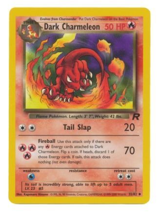 Dark Charmeleon (32/82) (W Stamped Promo) [Team Rocket Unlimited] | Dumpster Cat Games