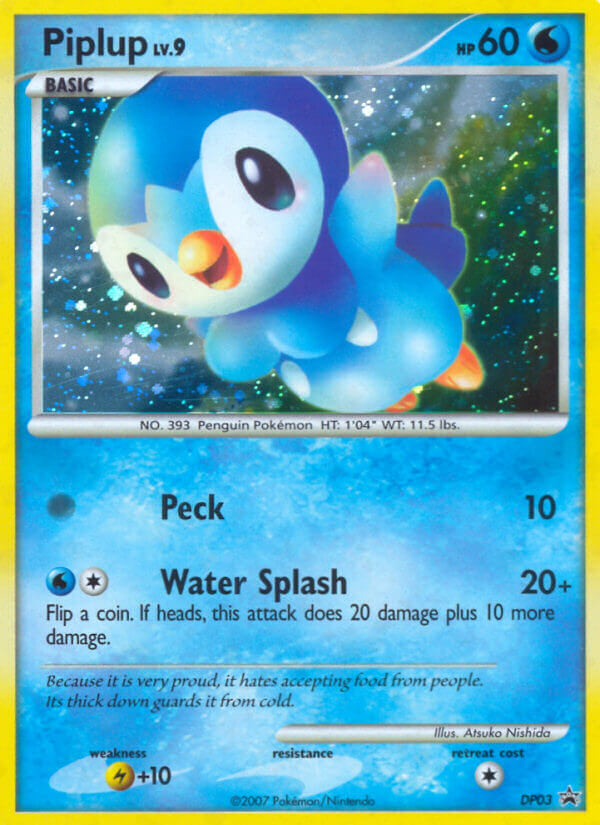 Piplup (DP03) [Diamond & Pearl: Black Star Promos] | Dumpster Cat Games