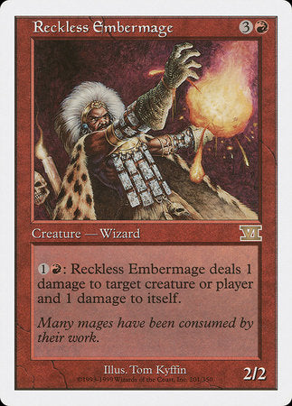 Reckless Embermage [Classic Sixth Edition] | Dumpster Cat Games