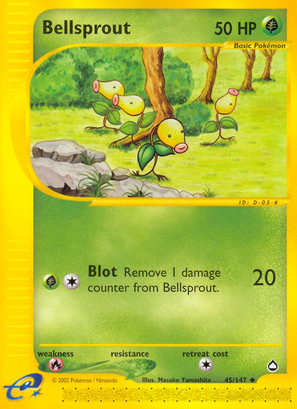 Bellsprout (45/147) [Aquapolis] | Dumpster Cat Games