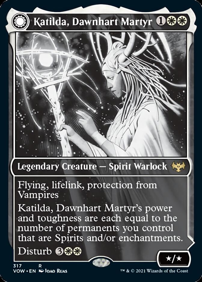 Katilda, Dawnhart Martyr // Katilda's Rising Dawn (Showcase Eternal Night) [Innistrad: Crimson Vow] | Dumpster Cat Games