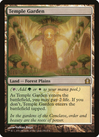 Temple Garden [Return to Ravnica] | Dumpster Cat Games