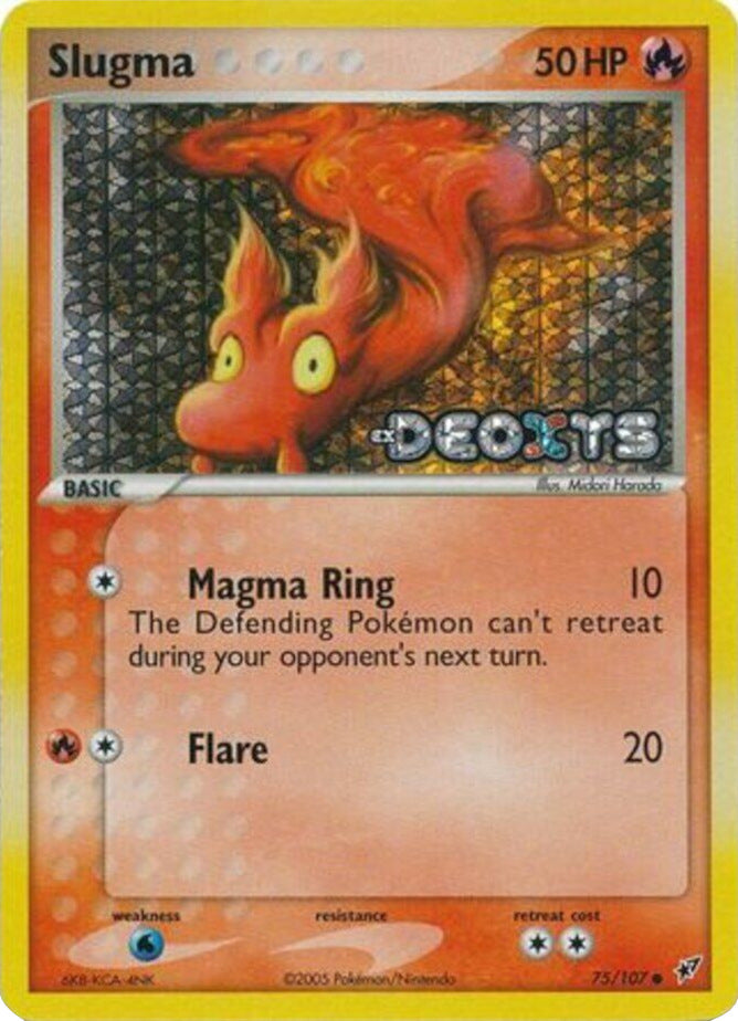 Slugma (75/107) (Stamped) [EX: Deoxys] | Dumpster Cat Games