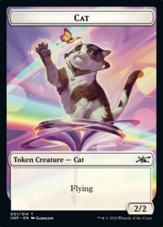 Cat Token [Unfinity Tokens] | Dumpster Cat Games