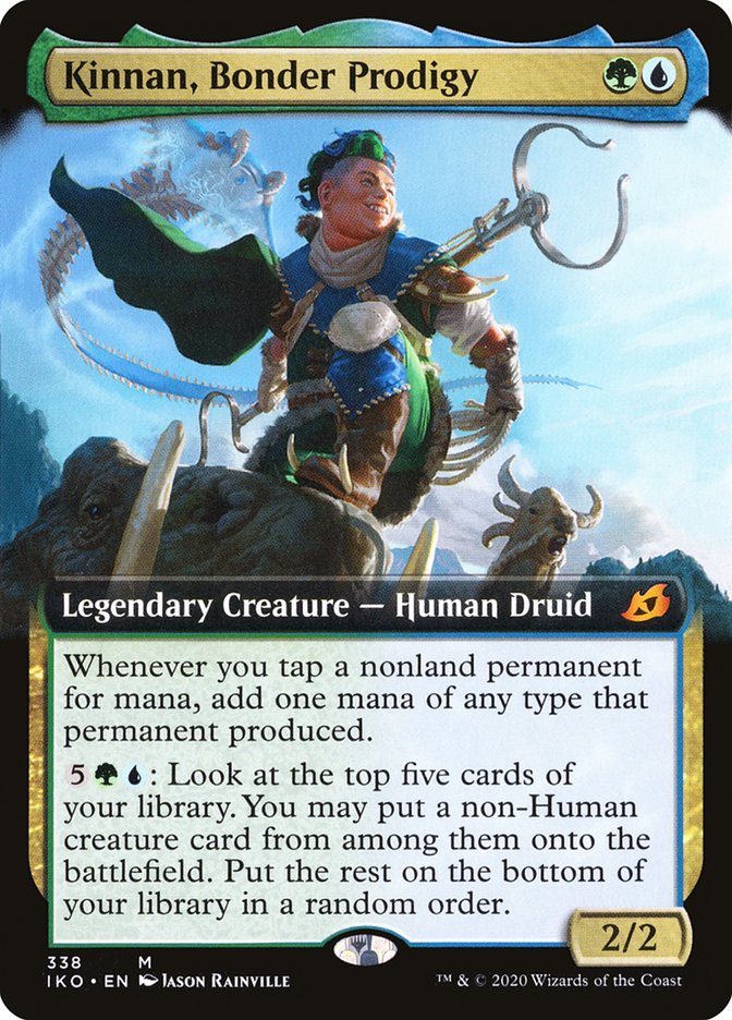 Kinnan, Bonder Prodigy (Extended Art) [Ikoria: Lair of Behemoths] | Dumpster Cat Games