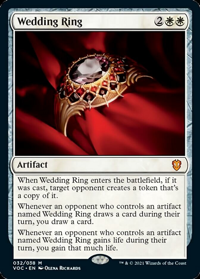 Wedding Ring [Innistrad: Crimson Vow Commander] | Dumpster Cat Games