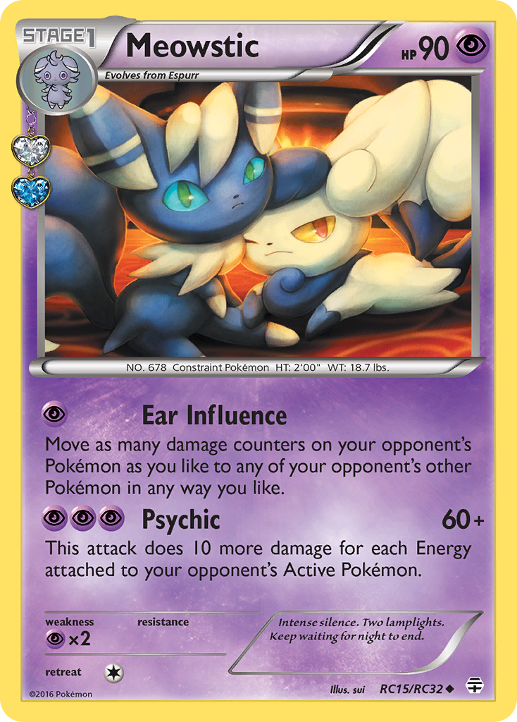 Meowstic (RC15/RC32) [XY: Generations] | Dumpster Cat Games