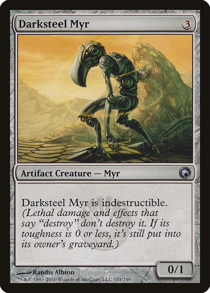 Darksteel Myr [Scars of Mirrodin] | Dumpster Cat Games