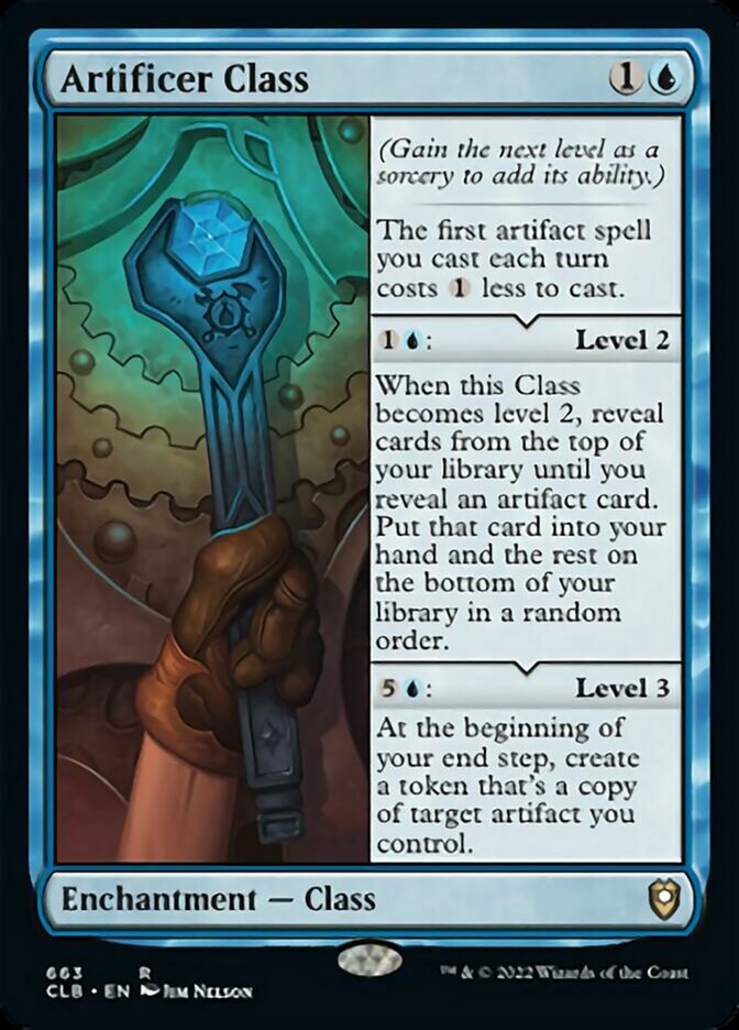 Artificer Class [Commander Legends: Battle for Baldur's Gate] | Dumpster Cat Games