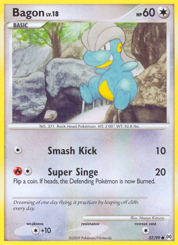 Bagon (52/99) [Platinum: Arceus] | Dumpster Cat Games