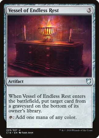 Vessel of Endless Rest [Commander 2018] | Dumpster Cat Games