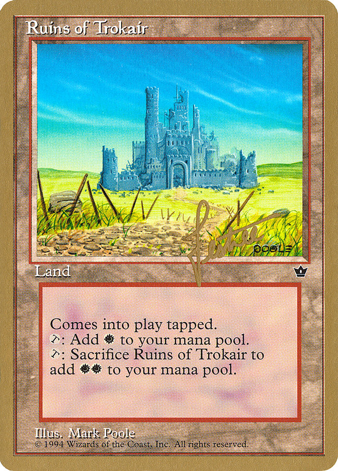 Ruins of Trokair (Bertrand Lestree) [Pro Tour Collector Set] | Dumpster Cat Games