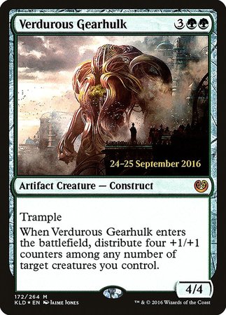 Verdurous Gearhulk [Kaladesh Promos] | Dumpster Cat Games