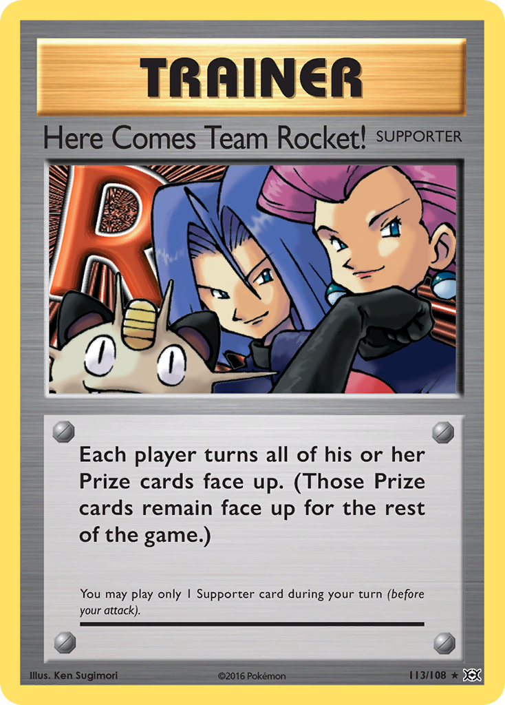 Here Comes Team Rocket! (113/108) [XY: Evolutions] | Dumpster Cat Games