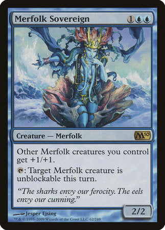 Merfolk Sovereign [Magic 2010] | Dumpster Cat Games