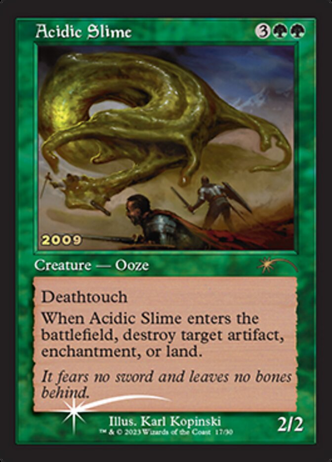 Acidic Slime [30th Anniversary Promos] | Dumpster Cat Games