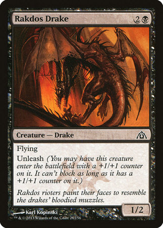 Rakdos Drake [Dragon's Maze] | Dumpster Cat Games