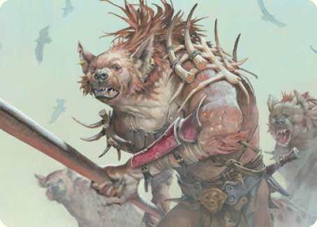 Gnoll Art Card [Dungeons & Dragons: Adventures in the Forgotten Realms Art Series] | Dumpster Cat Games