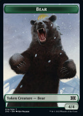 Bear // Vampire Double-sided Token [Double Masters 2022 Tokens] | Dumpster Cat Games