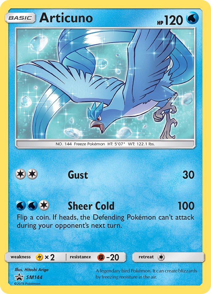 Articuno (SM144) [Sun & Moon: Black Star Promos] | Dumpster Cat Games