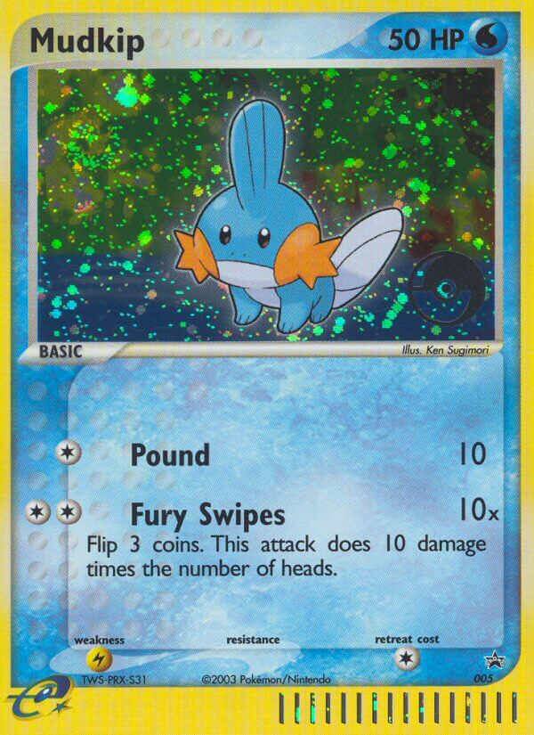 Mudkip (005) [Nintendo: Black Star Promos] | Dumpster Cat Games