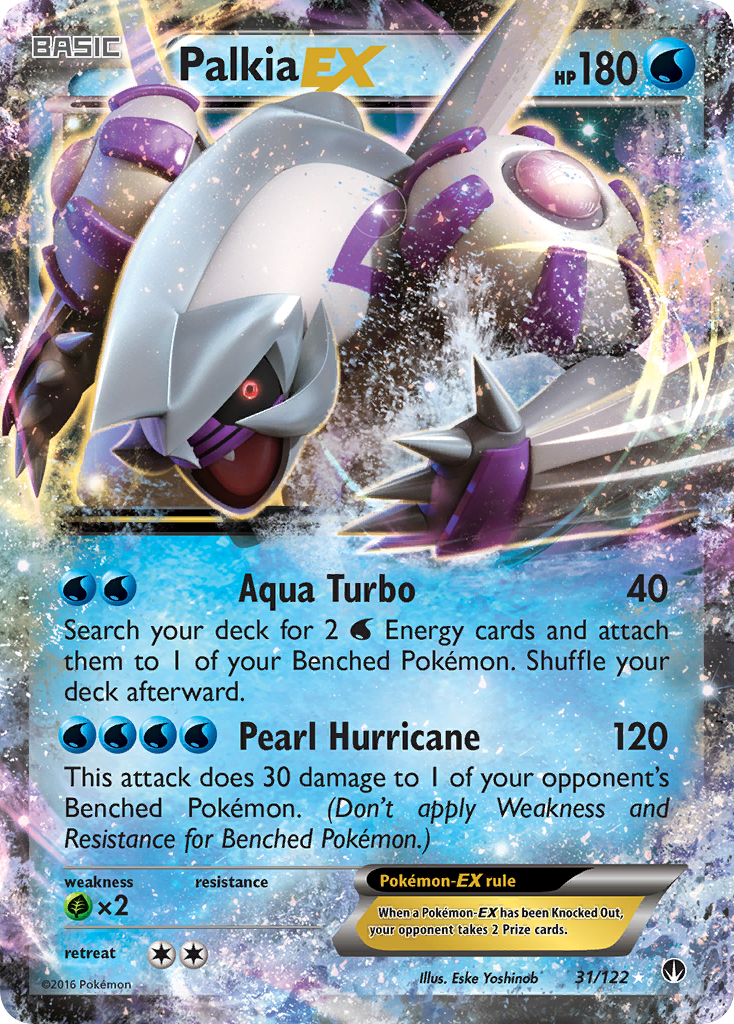 Palkia EX (31/122) [XY: BREAKpoint] | Dumpster Cat Games