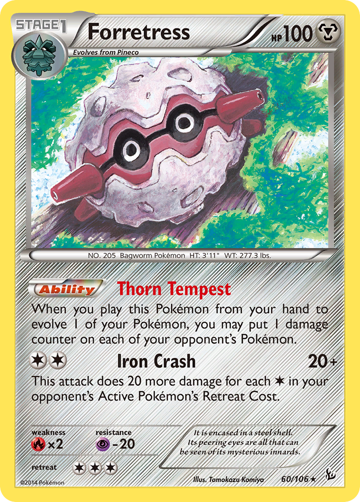 Forretress (60/106) [XY: Flashfire] | Dumpster Cat Games