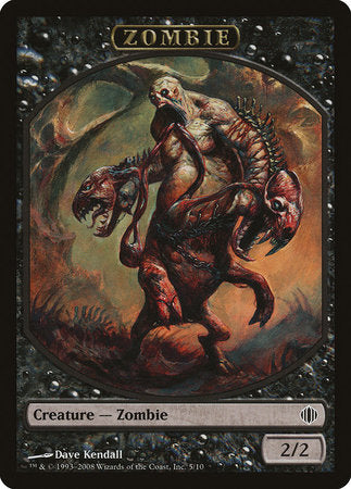 Zombie Token [Shards of Alara Tokens] | Dumpster Cat Games