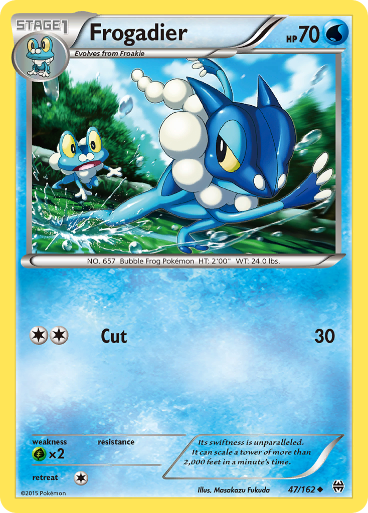 Frogadier (47/162) [XY: BREAKthrough] | Dumpster Cat Games