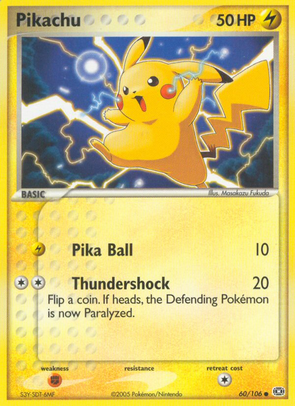 Pikachu (60/106) [EX: Emerald] | Dumpster Cat Games