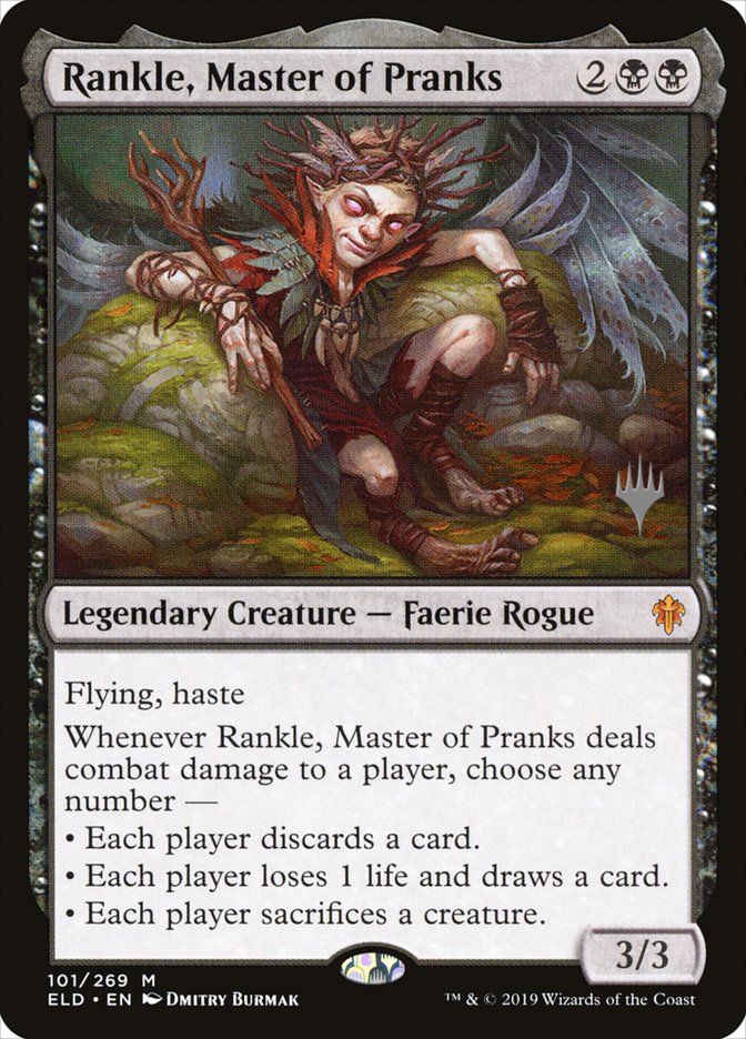 Rankle, Master of Pranks (Promo Pack) [Throne of Eldraine Promos] | Dumpster Cat Games