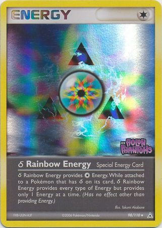 Rainbow Energy (98/110) (Delta Species) (Stamped) [EX: Holon Phantoms] | Dumpster Cat Games