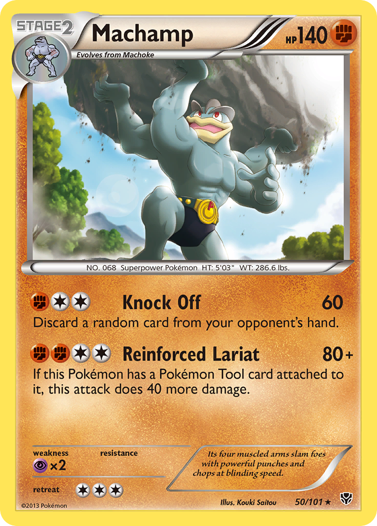 Machamp (50/101) [Black & White: Plasma Blast] | Dumpster Cat Games