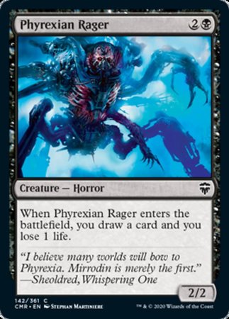 Phyrexian Rager [Commander Legends] | Dumpster Cat Games