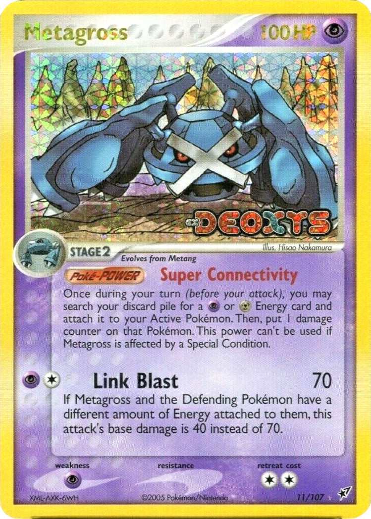 Metagross (11/107) (Stamped) [EX: Deoxys] | Dumpster Cat Games