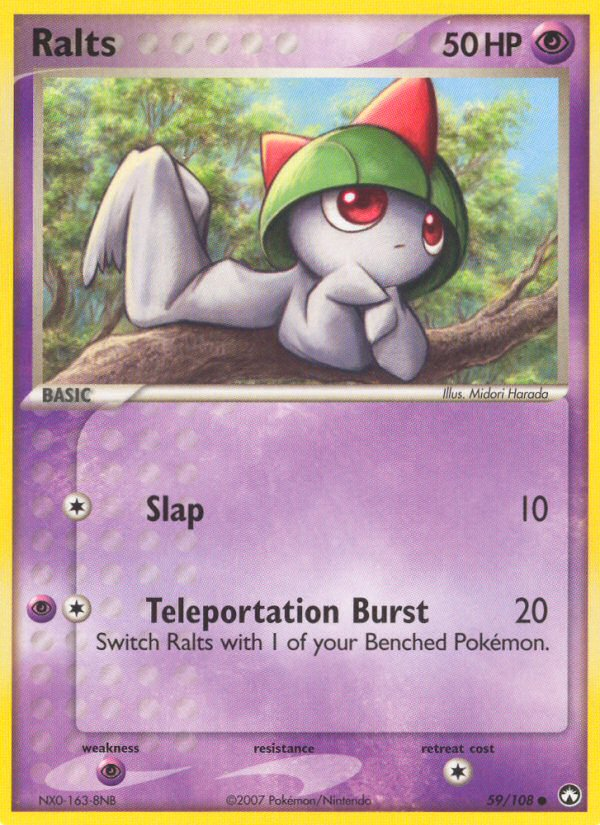 Ralts (59/108) [EX: Power Keepers] | Dumpster Cat Games