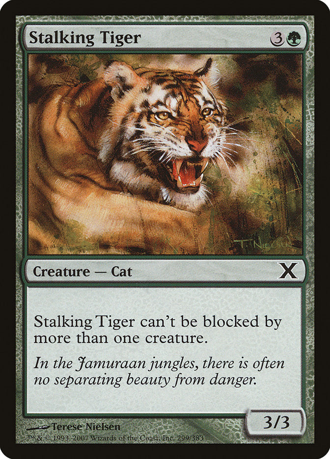 Stalking Tiger [Tenth Edition] | Dumpster Cat Games